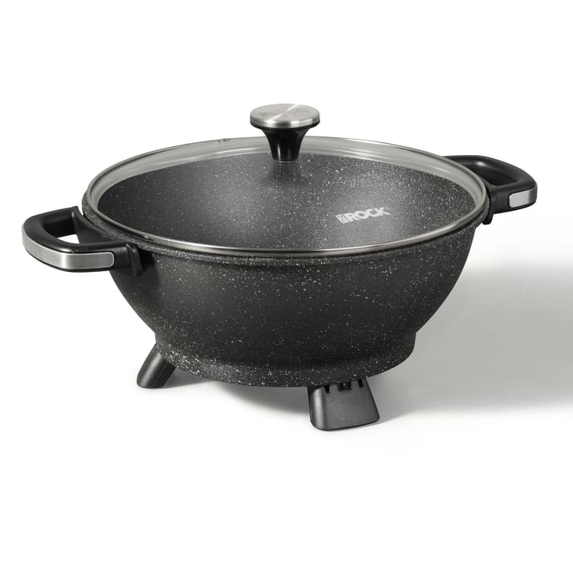 Heritage: The Rock 1500W Non-Stick Extra-Thick Electric Wok