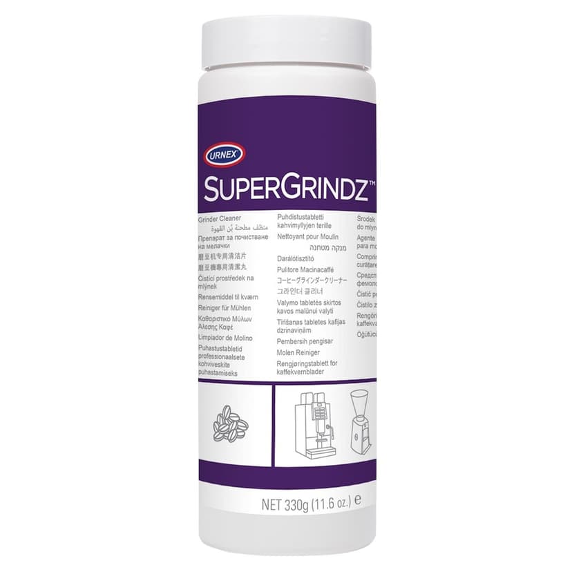 Urnex Supergrindz Grinder Cleaner Cleaning Tablets, 330-g