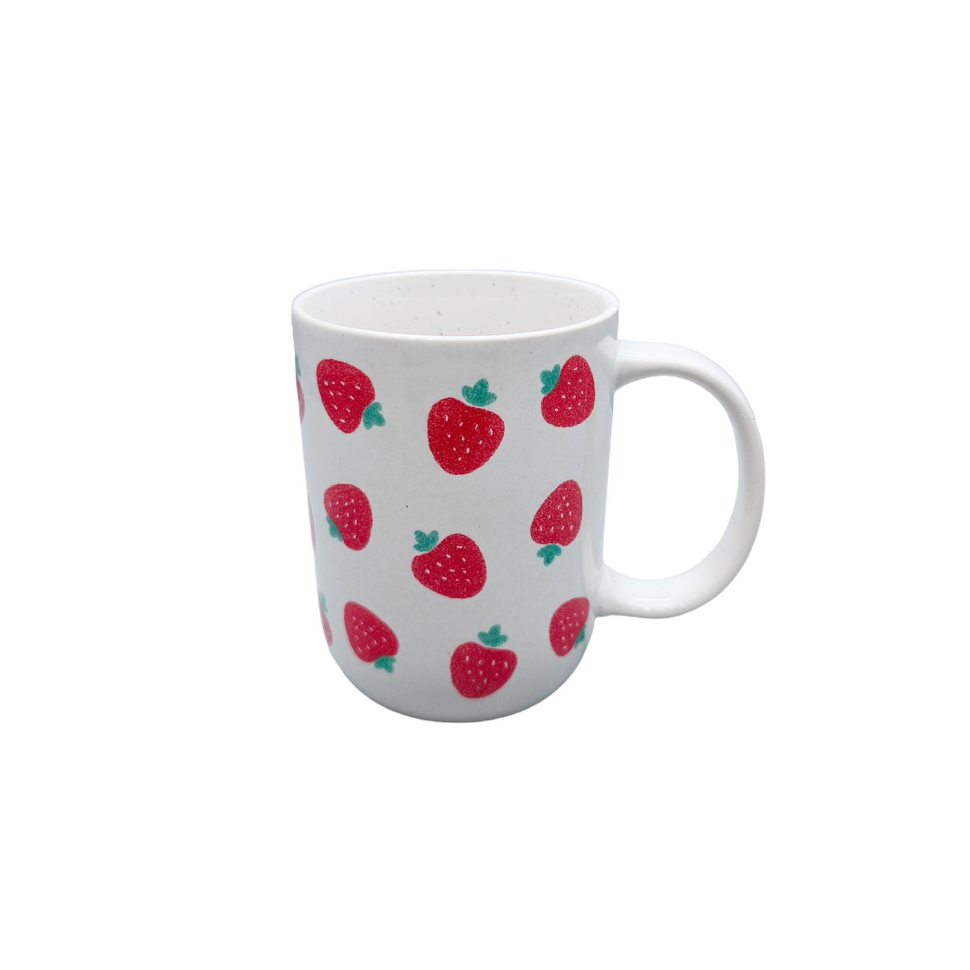 CANVAS Strawberry Stoneware Mug, 18-oz, White