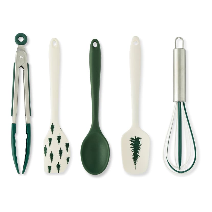 Core Home Evergreen Stain-Resistant Mini Utensils Set, 5-pc