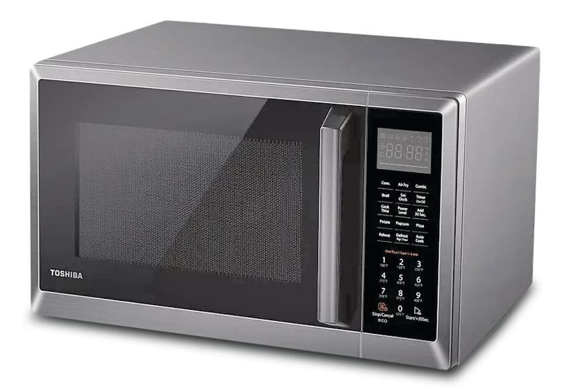 Toshiba Countertop Microwave, Stainless Steel Air Fryer, 1500 W, 1.0-cu-ft