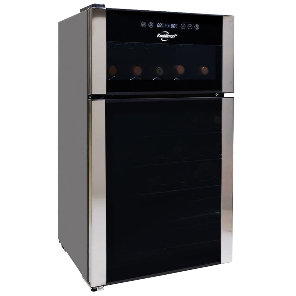 Koolatron Dual Zone Wine Cellar, Holds 29 Bottles