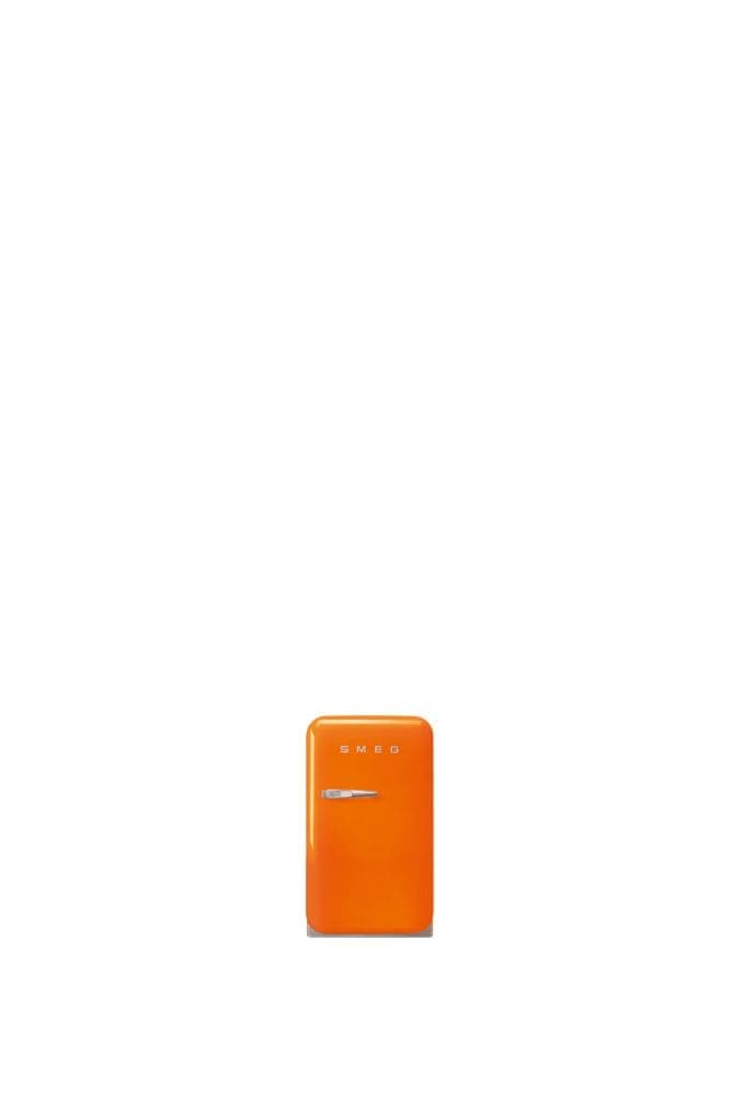 SMEG Fab5 Retro Mini Fridge Right Hinge, Orange