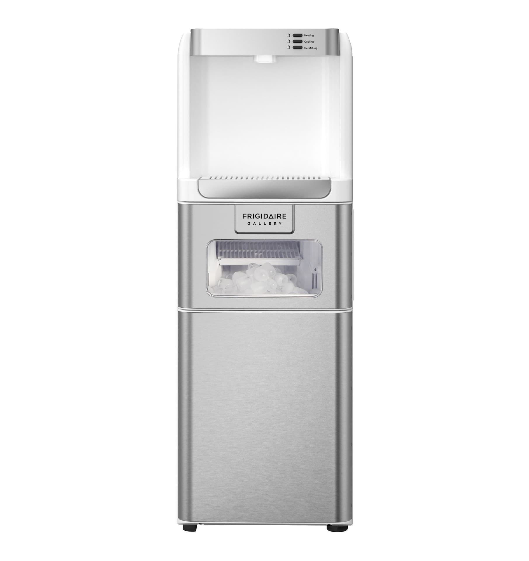 Frigidaire Top Load Hot & Cold Water Cooler with Built-In Ice Maker, Stainless Steel