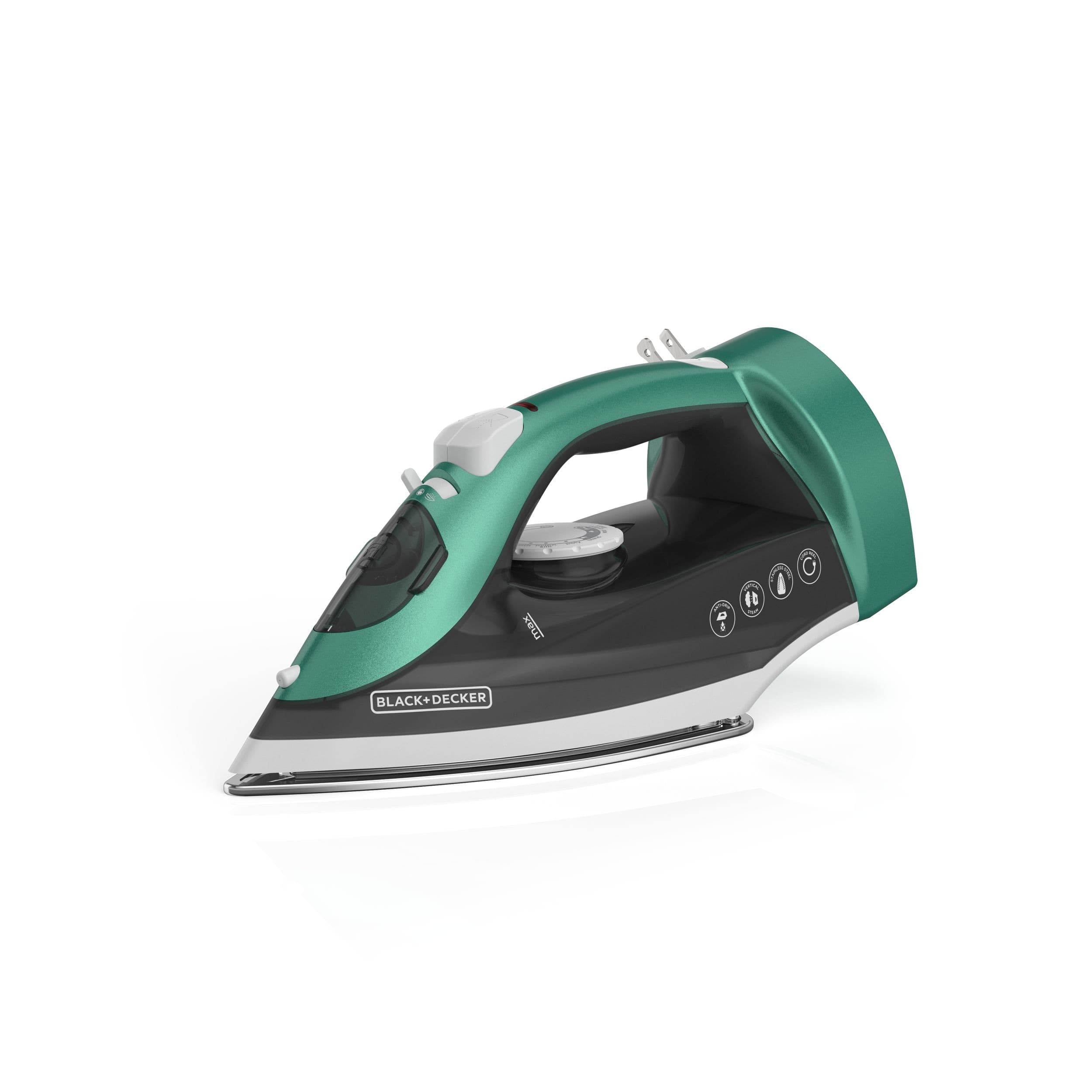 Black and Decker Cordreel Stainless Steel Steam Iron with EvenSteam