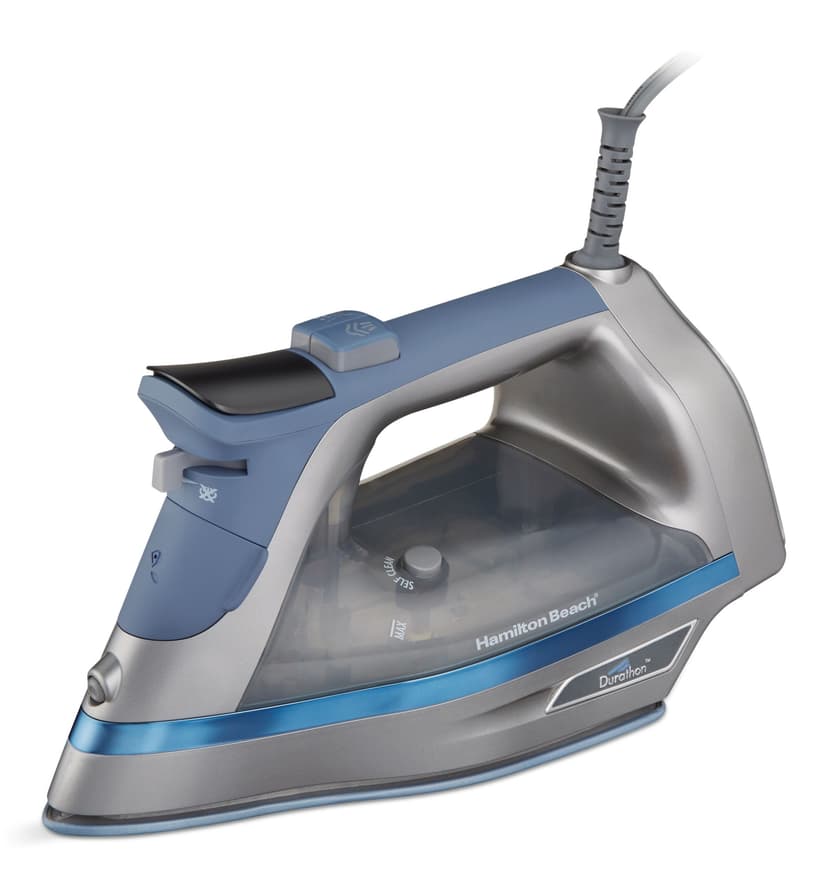 Hamilton Beach 19910C Durathon Digital Iron, Auto Shutoff, Non-Stick, Grey