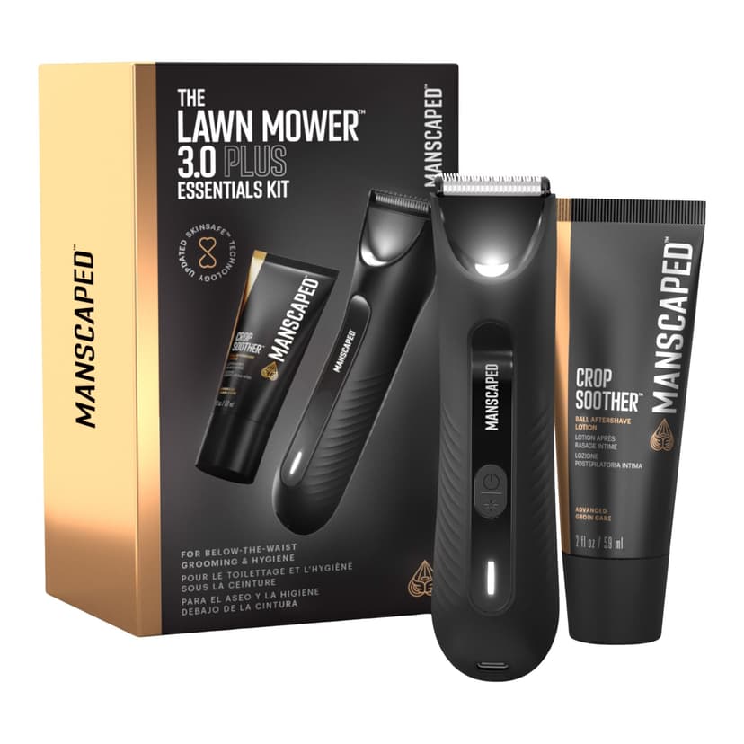 Manscaped The Lawn Mower® 3.0 Plus Essentials Kit Hair Trimmer and Crop Soother Aftershave Lotion