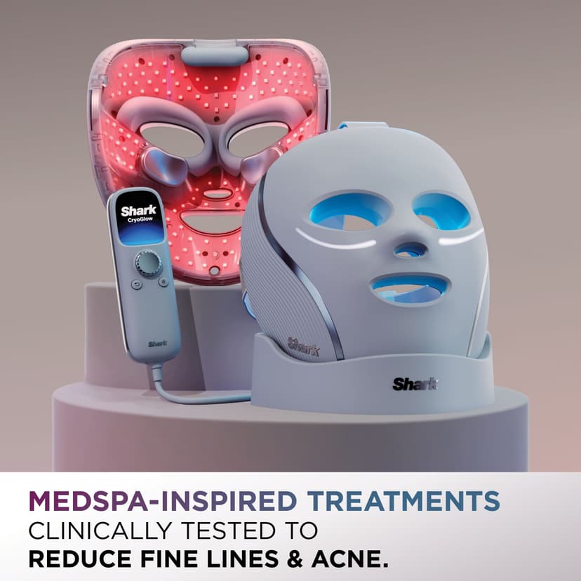 Shark CryoGlow Temperature-Controlled LED Face Mask