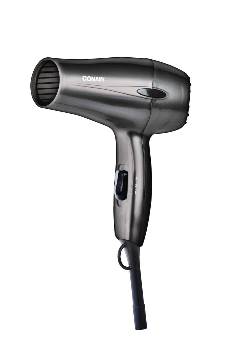 Conair 1875W Mid-Size 2-Speed Ceramic Hair Dryer with Concentrator, Black