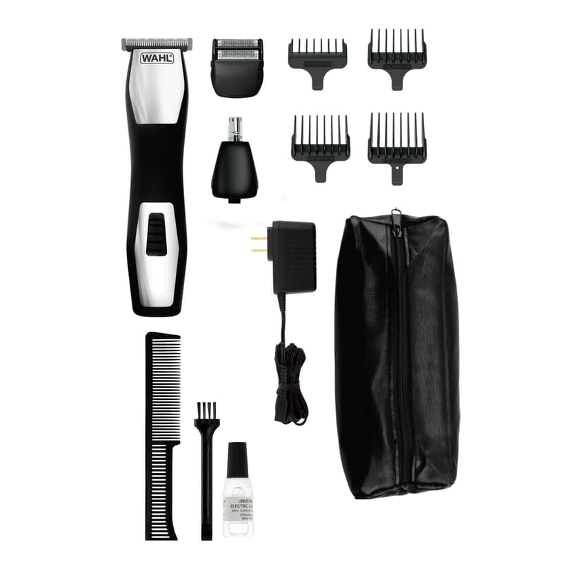 Wahl 3285 Beard & Body Grooming Kit with Rechargeable Cordless Hair Clipper/Trimmer, 10-pc