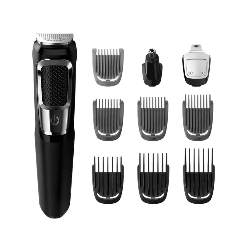 Philips Series 3000 Multigroom All-In-One Rechargeable Cordless Hair Trimmer, 10-pc