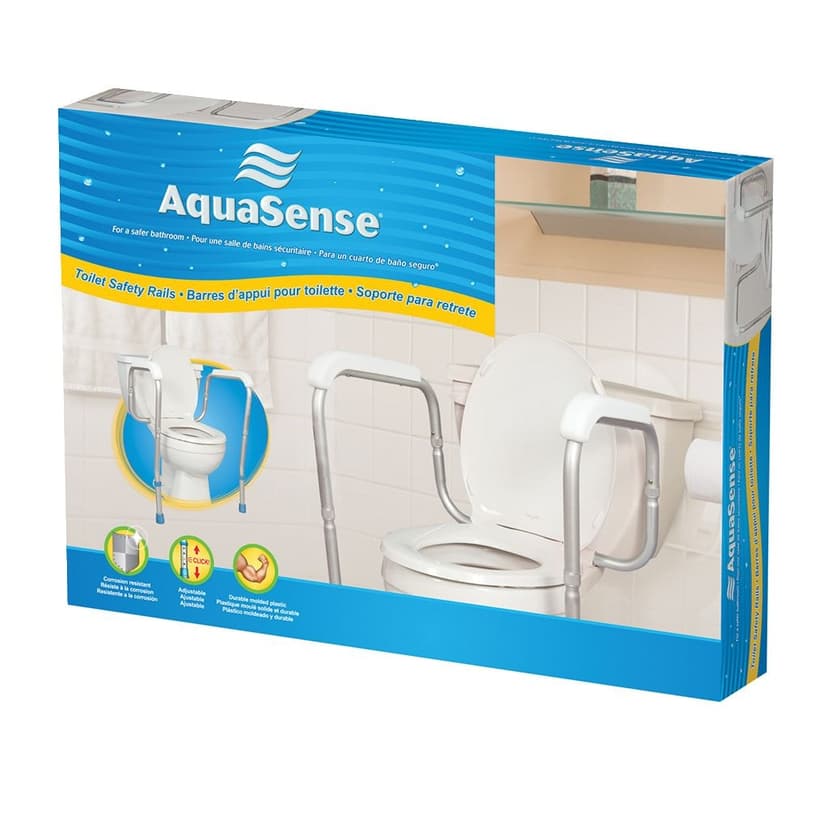 Drive AquaSense Adjustable Toilet Safety Rails