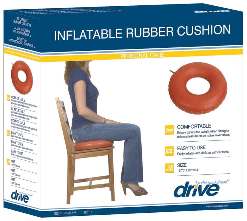 Drive Medical Inflatable Rubber Cushion