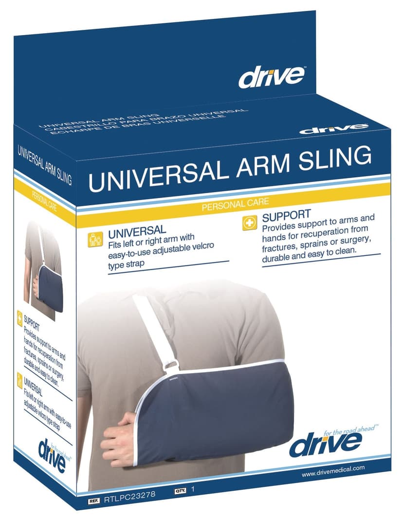 Drive Medical RTLPC23278 Universal Arm Sling, Blue