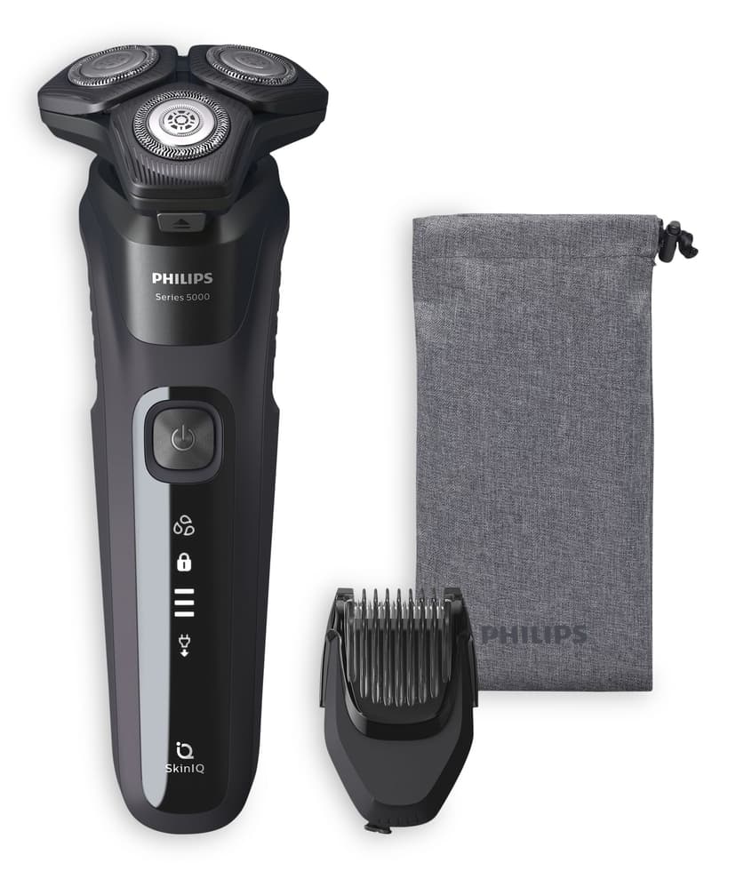 Philips Series 5000 S5898/17 Wet & Dry Electric Razor/Rotary Shaver with Beard Styler