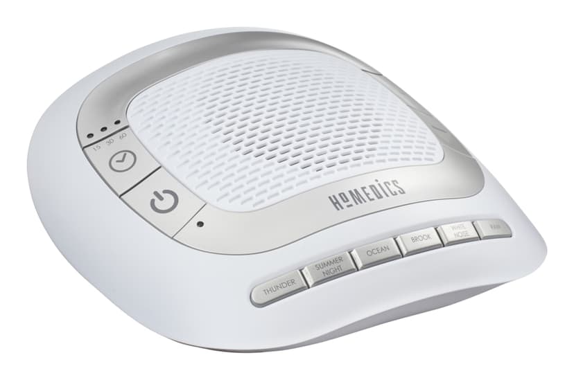 HoMedics SoundSpa Rejuvenate Portable White Noise Sleep Sound Machine with Auto-Off Timer