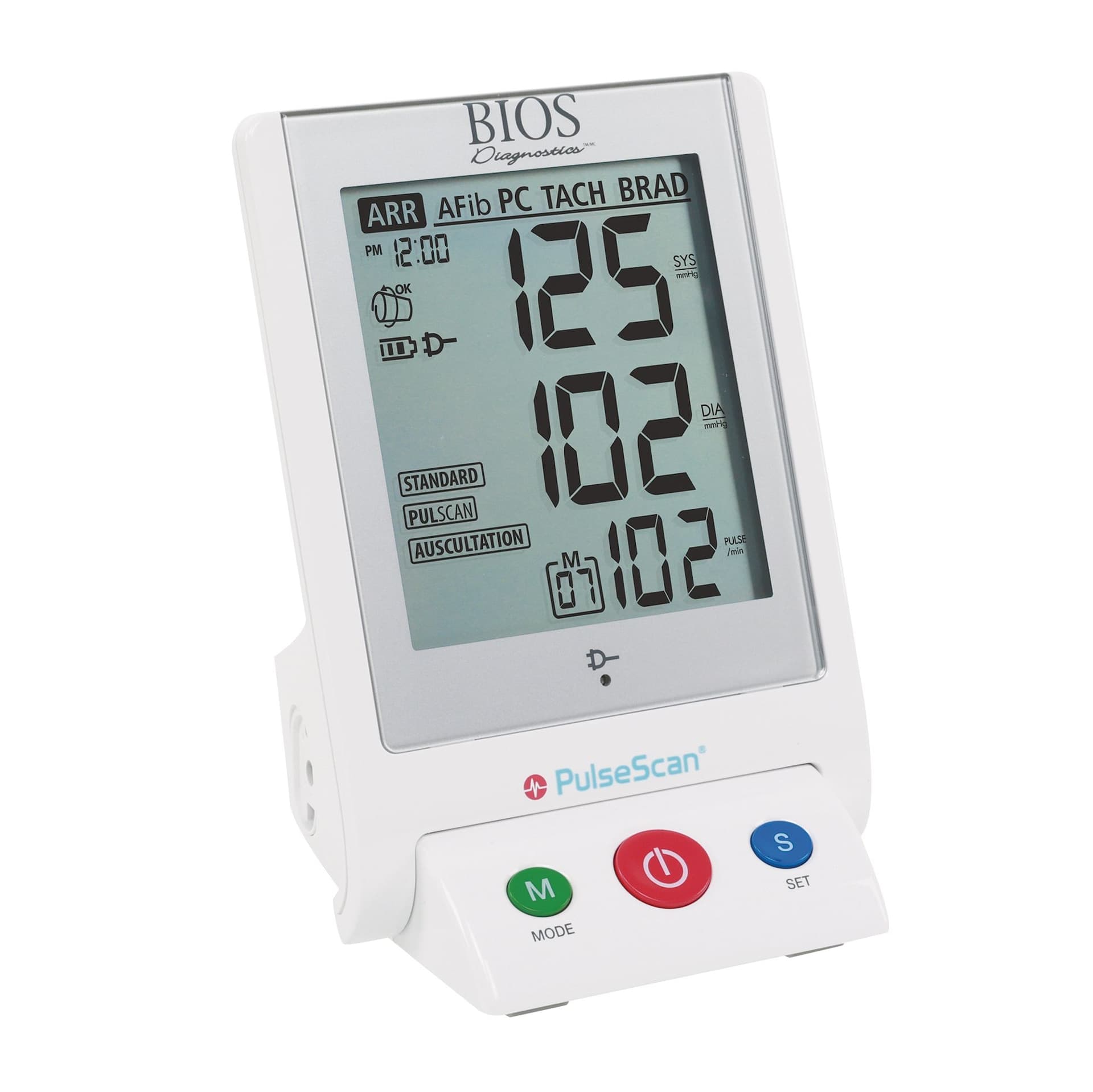 Bios Diagnostics Automatic Professional Upper Arm Blood Pressure Monitor with PulseScan