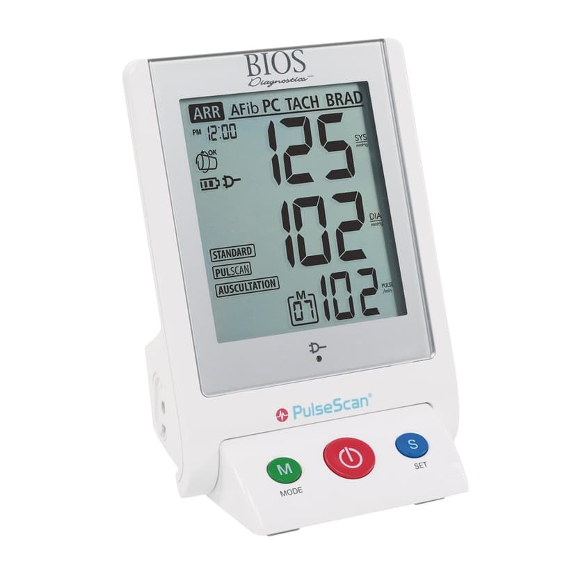 Bios Diagnostics Automatic Professional Upper Arm Blood Pressure Monitor with PulseScan