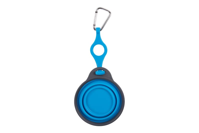Dexas Collapsible and Portable Duo Chamber Pet Hydration Bottle and Snack Container, Reusable