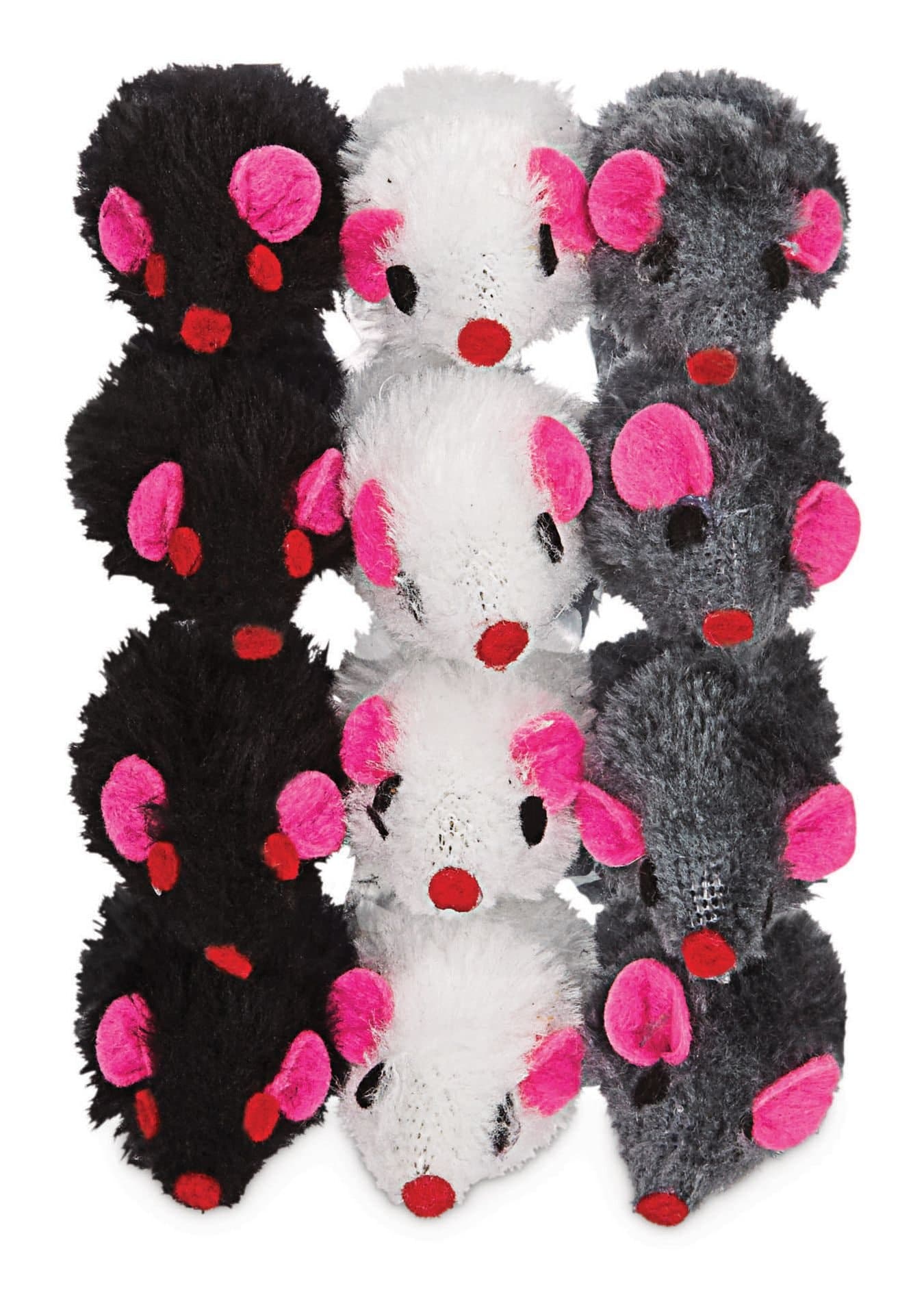 Petco Fuzzy Mice Cat Toys with Catnip, 12-pk