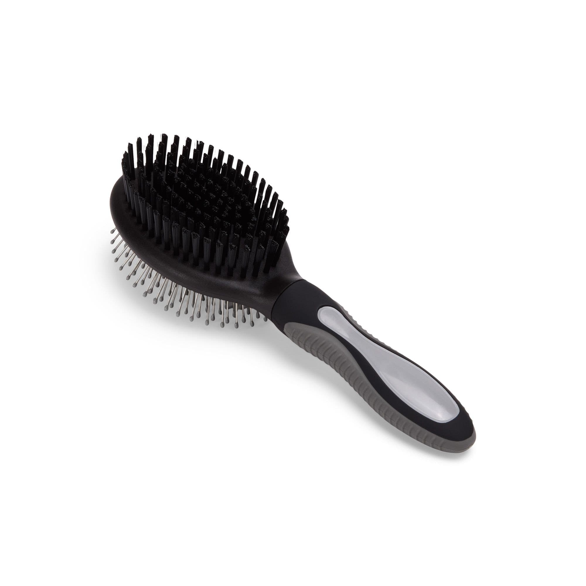 Well & Good Combo Bristle Pet Brush, Large, Black