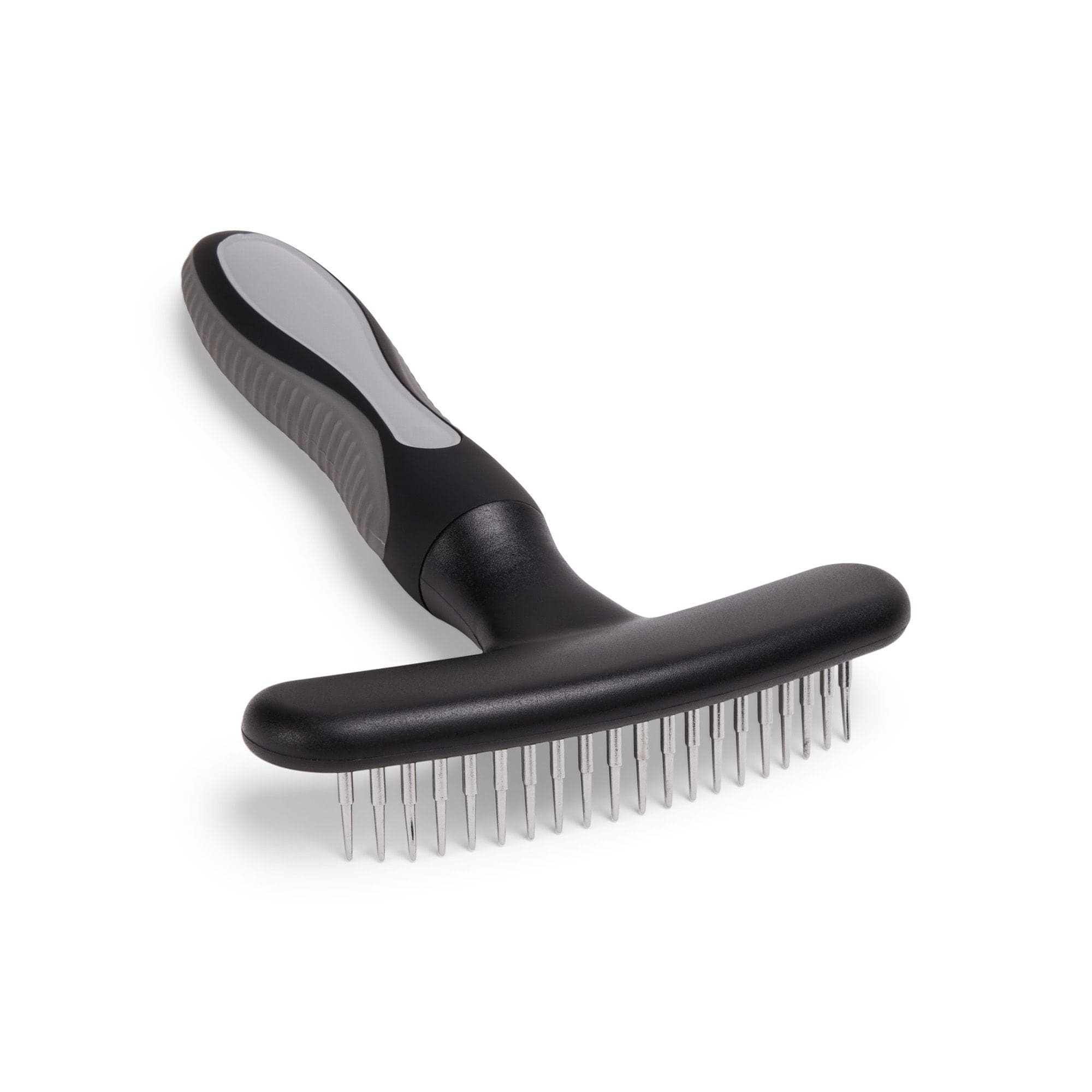Well & Good Pet Grooming Rake, Black