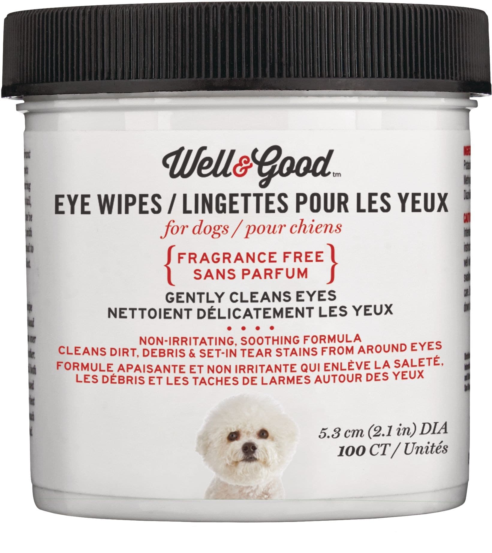 Well & Good Dog Eye Wipes, 100-pk