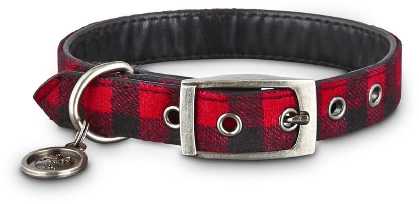 Petco Buffalo Check Plaid Adjustable Dog Collar, Small