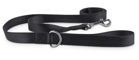 Petco Black Nylon Dog Leash, 6-ft
