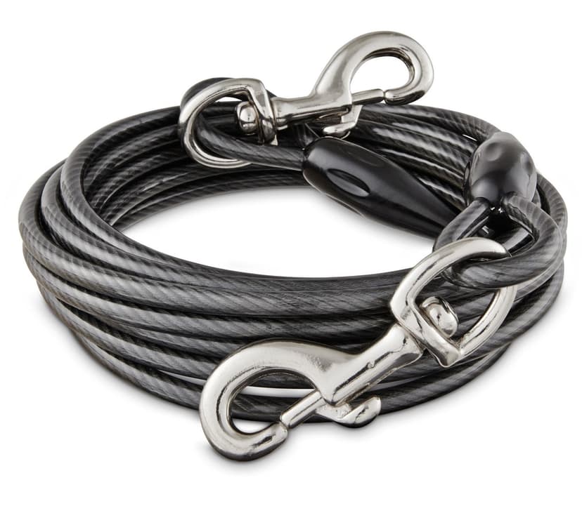 Petco Reflective Dog Tie Out Cable, 20-ft, 2X-Large, Black