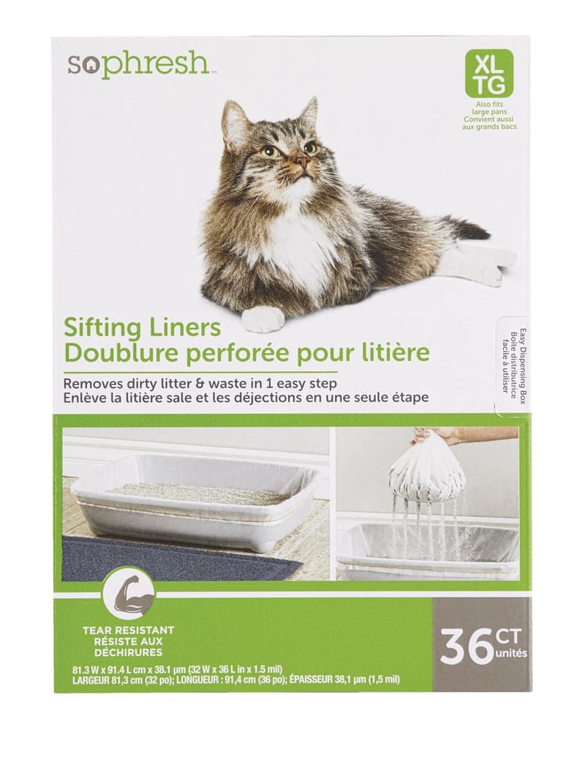 Petco Sifting Cat Litter Box Liners, X-Large, 36-ct, Grey