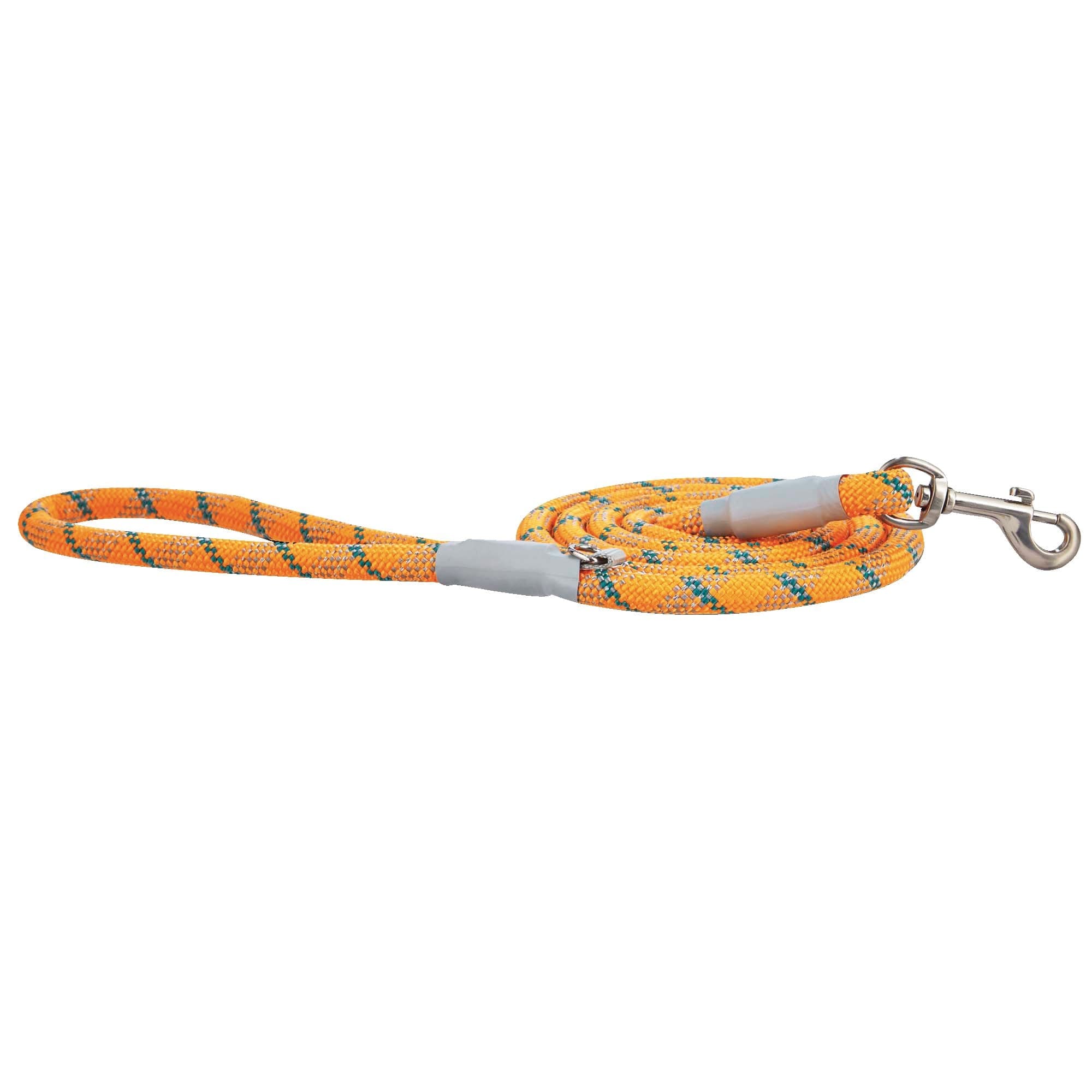 The Petco Reflective Orange Braided Rope Leash, 6-ft