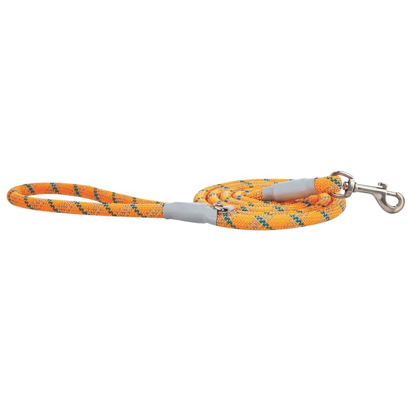 The Petco Reflective Orange Braided Rope Leash, 6-ft