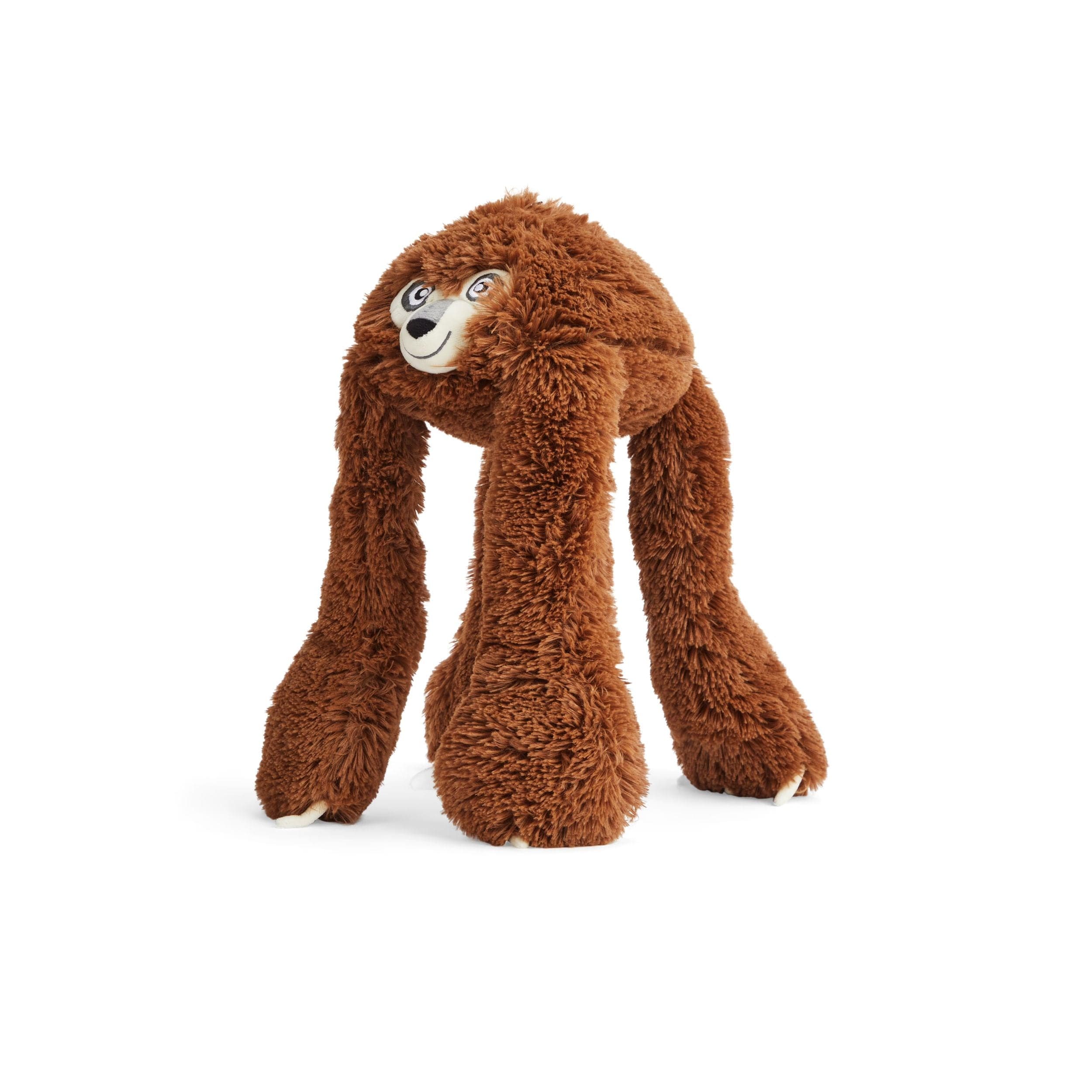 Petco Squeak Plush Super Sloth Long Limbs Dog Toy, Assorted Colours