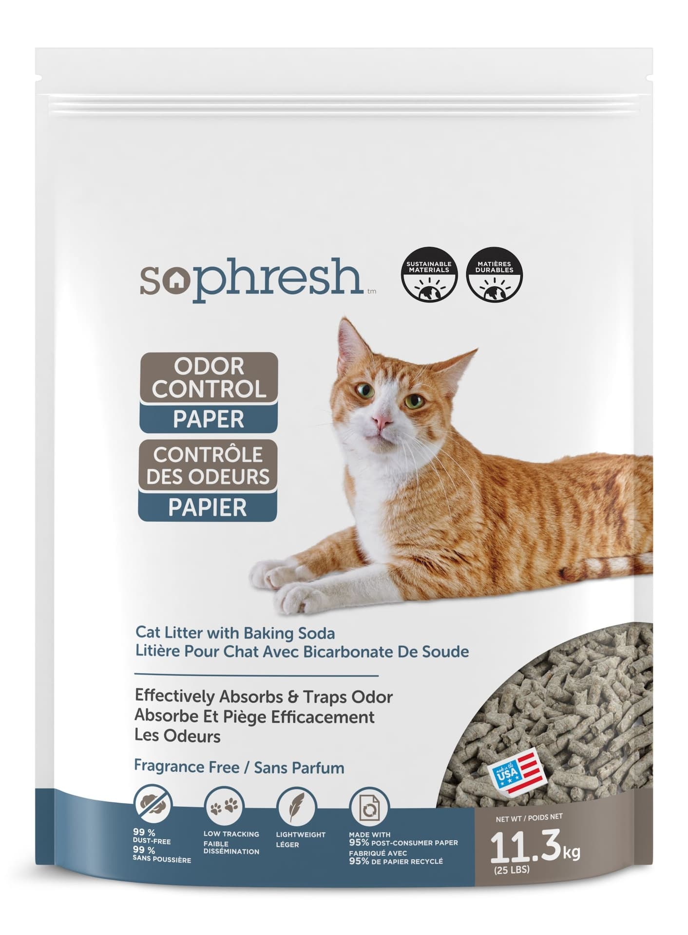 So Phresh Paper Pellets, Unscented, 11.3-kg