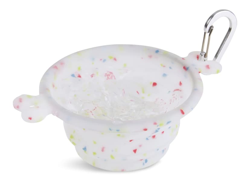 Petco Confetti Collapsible Dog Bowl, 3-cup