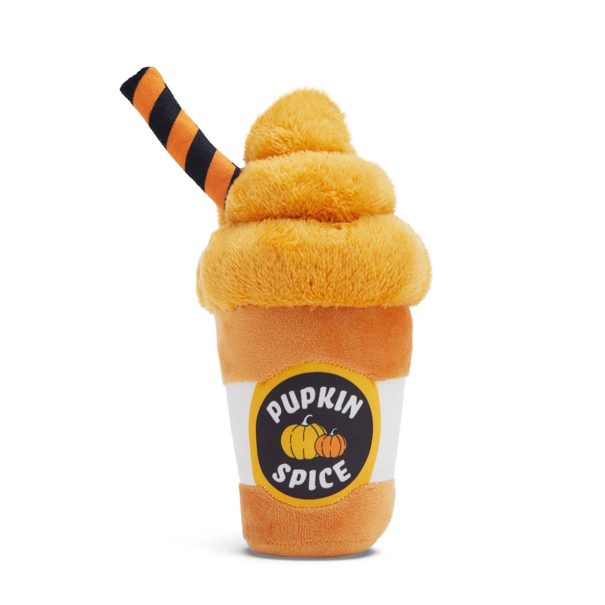 Petco Halloween Pumpkin Spice Plush Dog Toy, 9-in