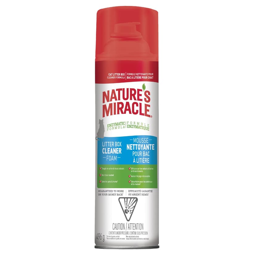 Nature's Miracle Litterbox Cleaner Foam, 496-g
