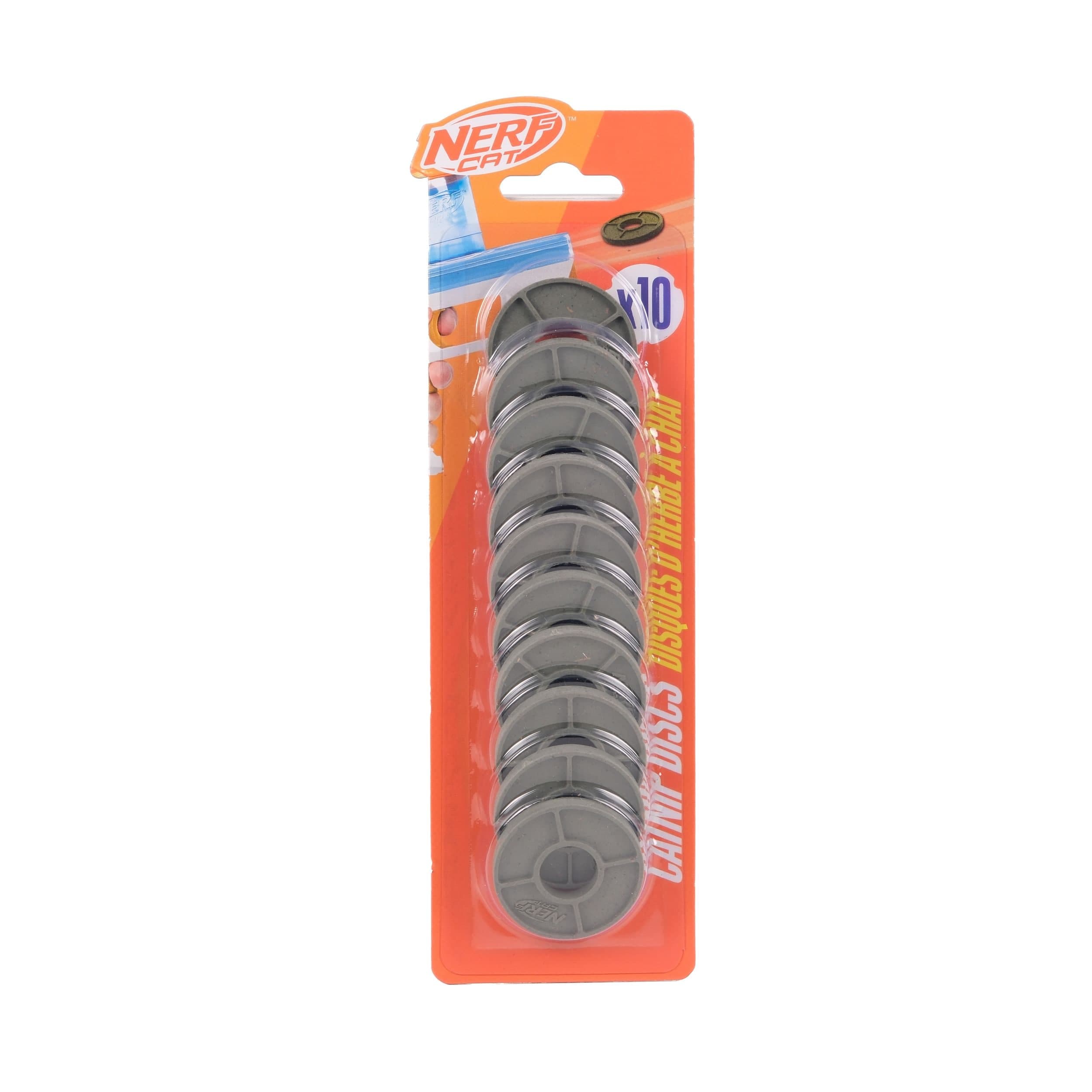 NERF Cat Catnip Blaster Discs, 10-pk