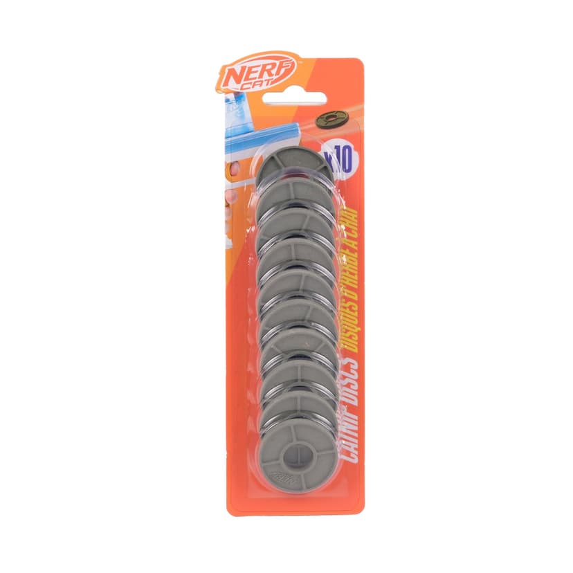 NERF Cat Catnip Blaster Discs, 10-pk