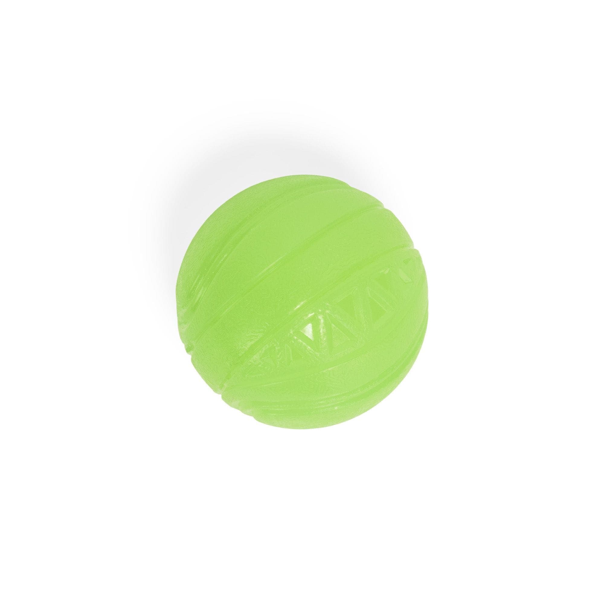 Petco Glow-In-The-Dark TPR Ball with Squeaker, 2-in