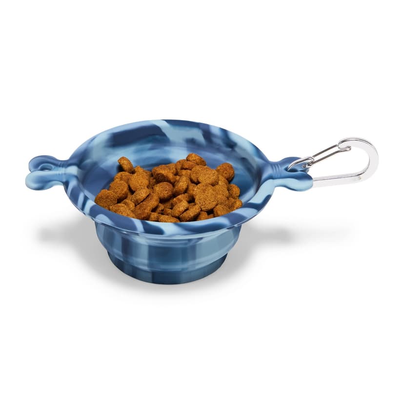 Reddy Collapsible Pet Food Travel Bowl, 1-Cup Capacity