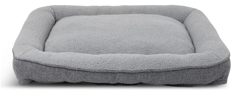 Petco Rectangular Plush Bolster Pet Bed for Extra-Large Dogs, 48x36-in