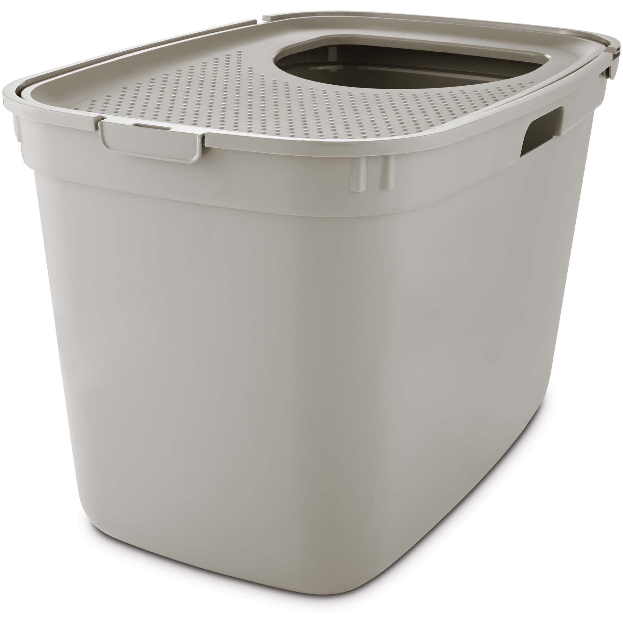 So Phresh Tan Top-Entry Enclosed Litter Box with Lid