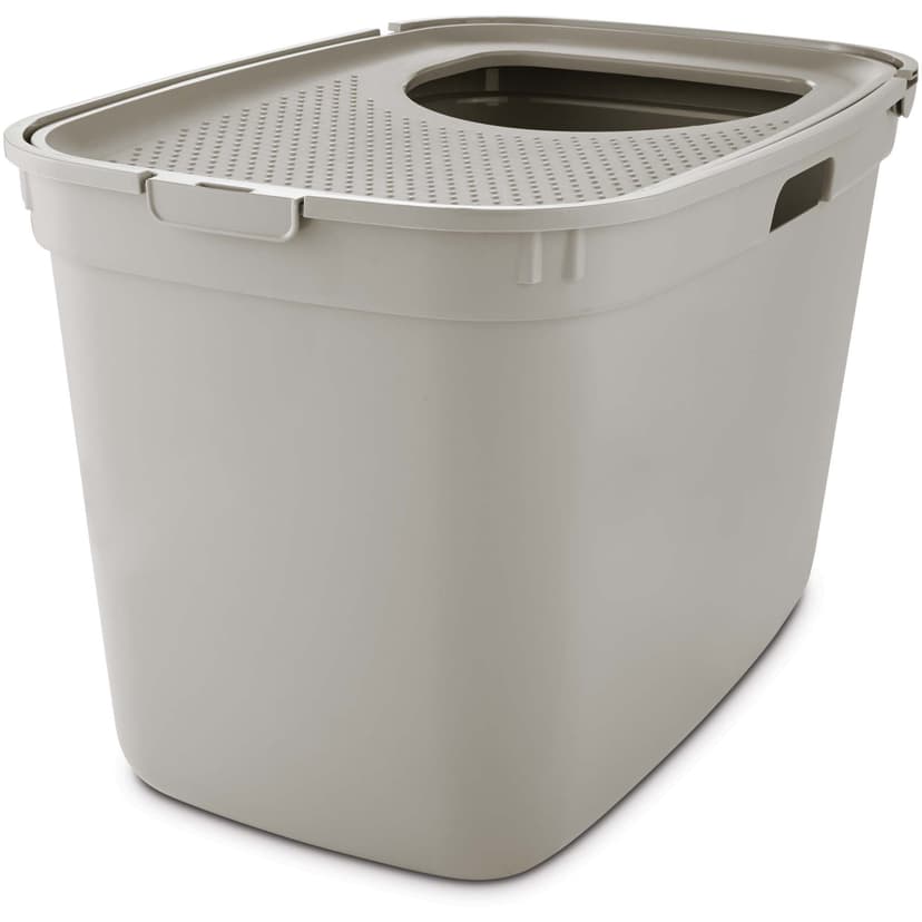 So Phresh Tan Top-Entry Enclosed Litter Box with Lid
