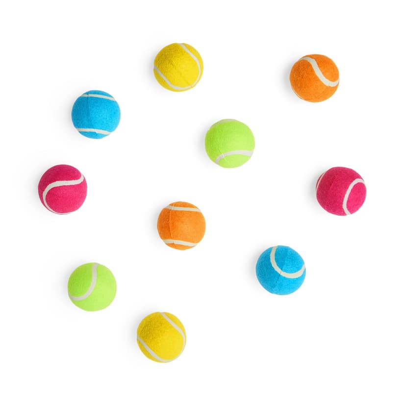 Petco Bucket of Tennis Balls Dog Toy, 10-pk