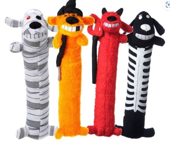MutliPet Loffa Halloween Character Dog Toy, Assorted Styles
