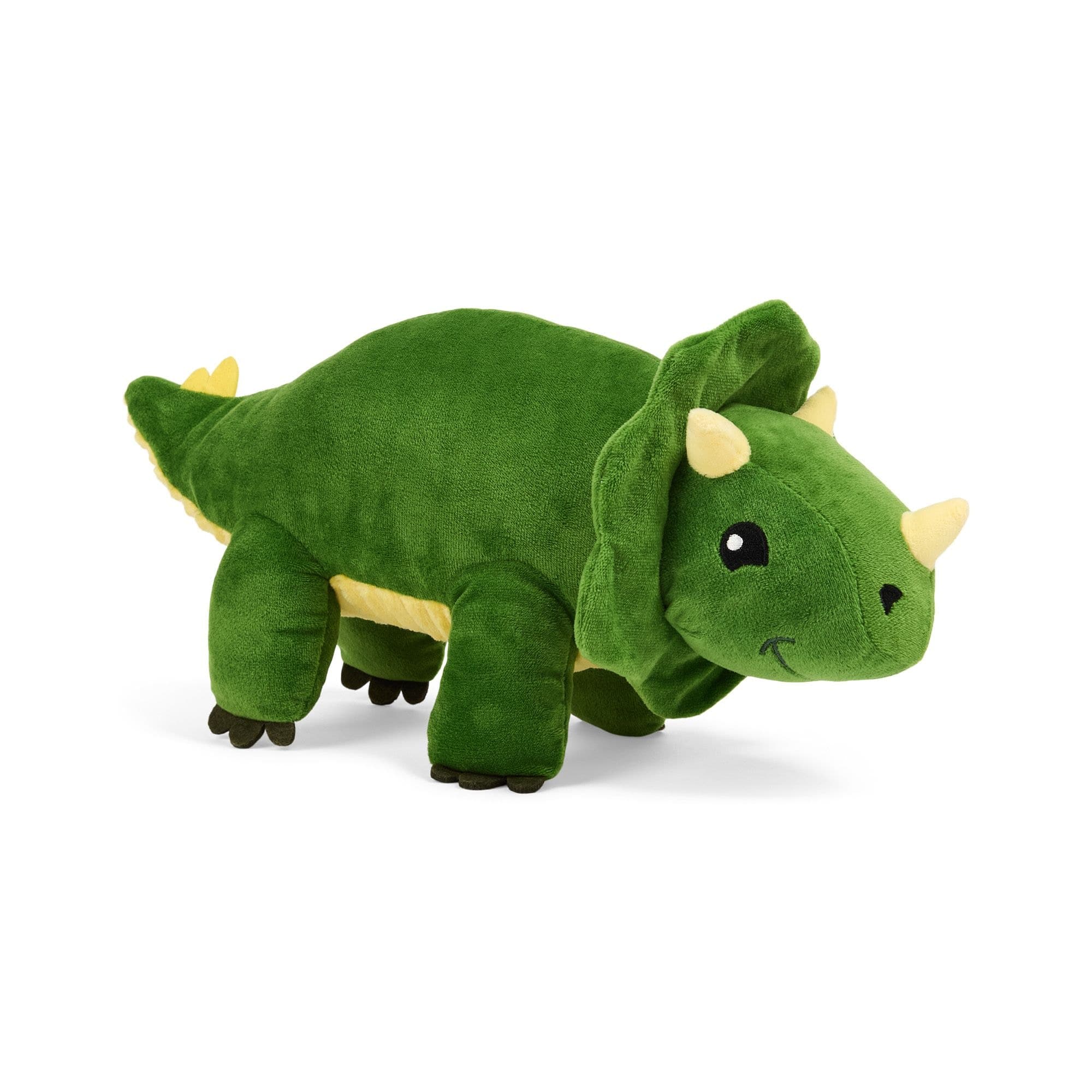 Petco Plush Triceratops Squeaky Dog Toy, 15.5-in