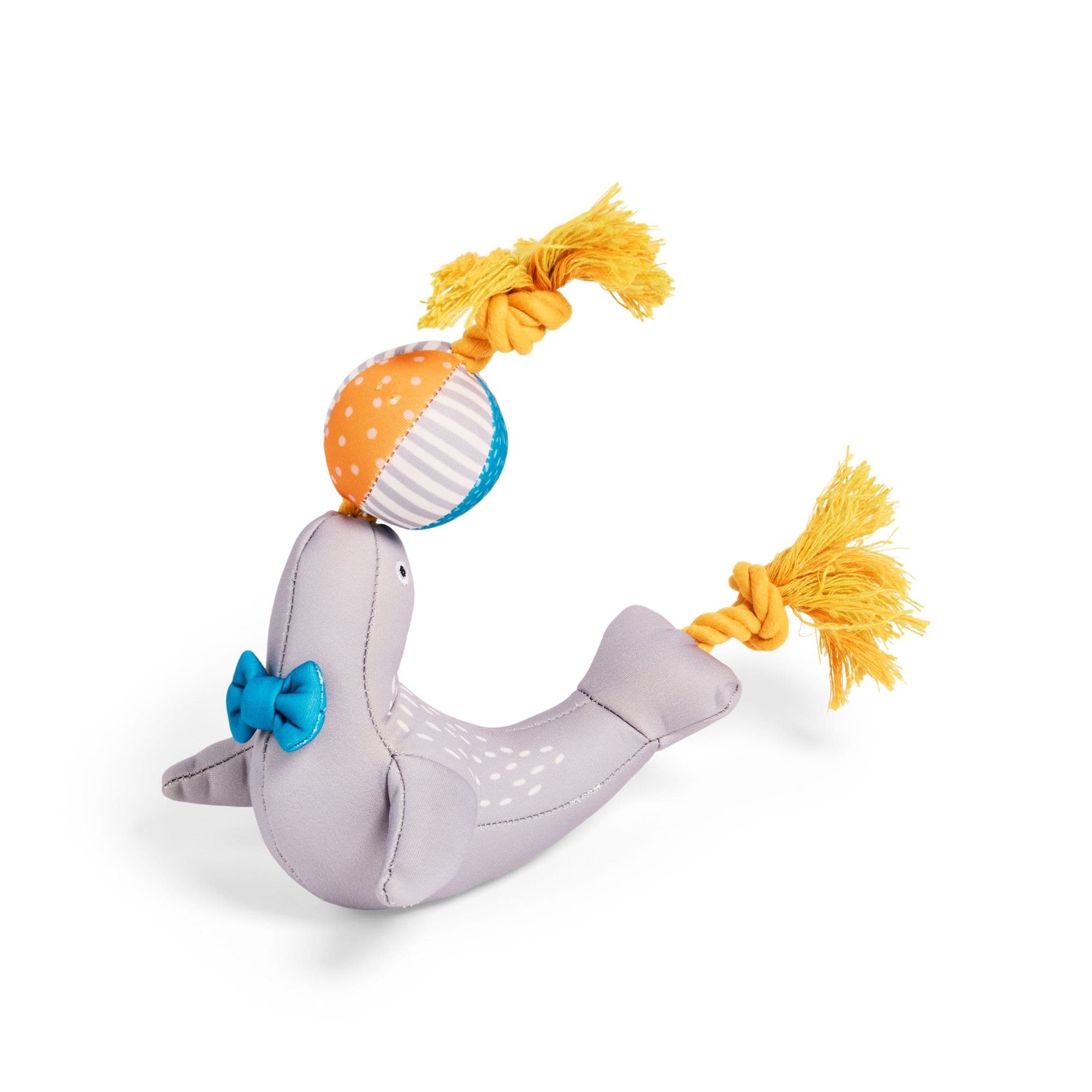 Petco Neoprene Circus Seal Squeaky Dog Toy, 8-in