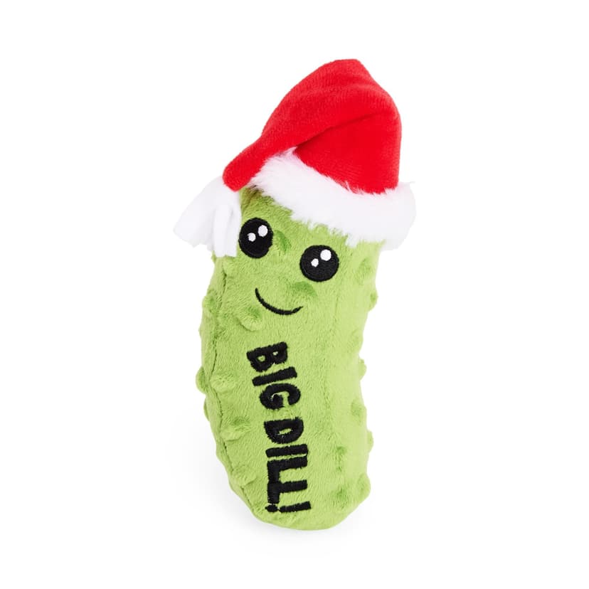 Merry Makings at Petco Pickle Soft Plush Squeaky Dog Toys, Assorted Styles, 6-in